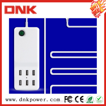 72W 12A 6ports Key Chain Ring Lightning Charger